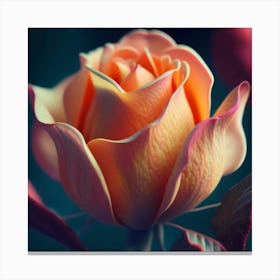 Rose Wallpaper Canvas Print