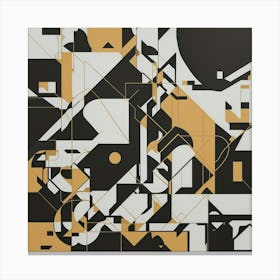 Abstract Geometric Painting Leinwandbild