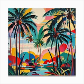 Palm Trees Canvas Print