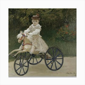 Child In A Carriage Canvas Print