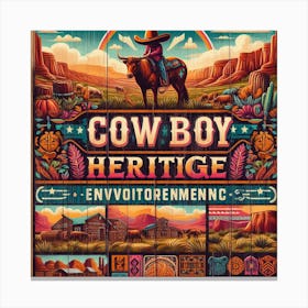 Cowboy Heritage Canvas Print