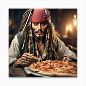 Pirates Of The Caribbean 4 Canvas Print