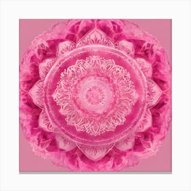 Pink Mandala 1 Canvas Print