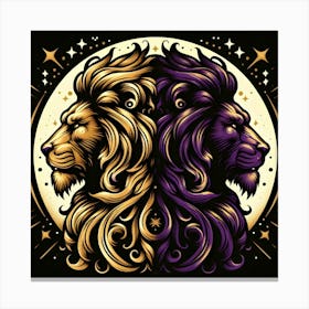 Lions Canvas Print