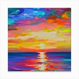 Sunrise Painting 2 Canvas Print