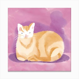 Orange Tabby Cat 2 Canvas Print