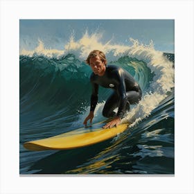 'Surfing' 3 Canvas Print