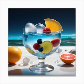 Iced Drink Canvas Print