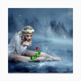 Snow White And The Seven Dwarfs Canvas Print