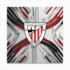 Athletic Club Bilbao Logo Wall Art 2 Canvas Print