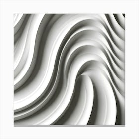 Abstract Wavy Pattern Canvas Print