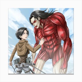 Attack On Titan 3 Canvas Print