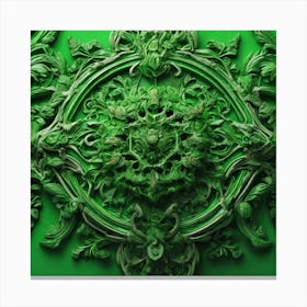 Green Wall Art Canvas Print