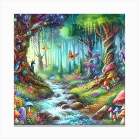 Fairy Forest 5 Canvas Print