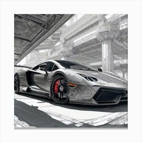 Lamborghini 104 Canvas Print