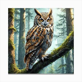 Great Horned Owl 2 Canvas Print