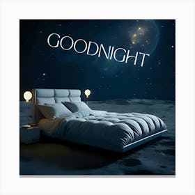 Goodnight Galaxy Canvas Print