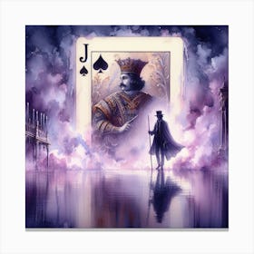 King Of Spades Canvas Print