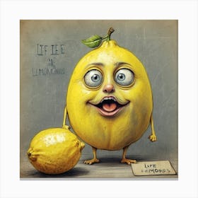 Live Lemons Canvas Print