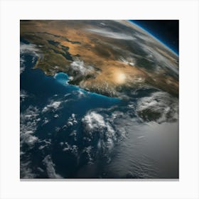 Earth From Space 2 Canvas Print