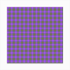 Purple Checkerboard Canvas Print