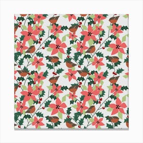 Poinsettia Canvas Print