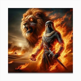 King Of The Desert Canvas Print