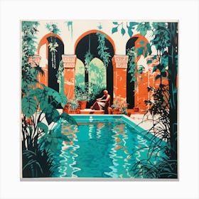 'The Pool' 5 Canvas Print