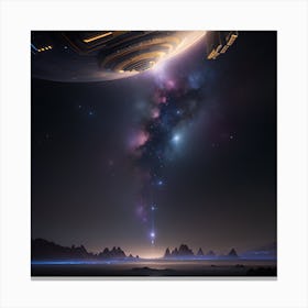 Spaceship Canvas Print