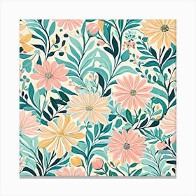 Floral Pattern 38 Canvas Print