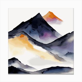 Mountains In The Sky 1 Canvas Print