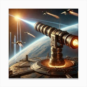 Orbital Reach Converted Canvas Print