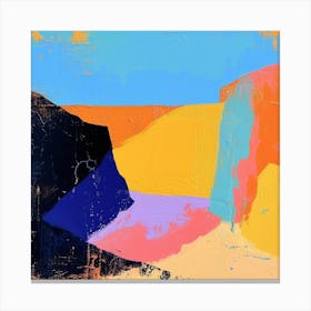 Abstract Travel Collection Libya 3 Canvas Print