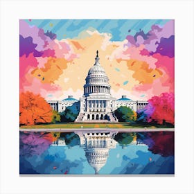 United States Capitol Canvas Print