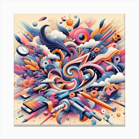 Abstract Art Canvas Print