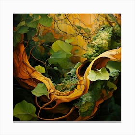 Vines art print  Canvas Print