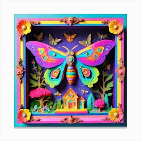 Butterfly House Canvas Print
