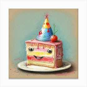 Birthday Cake 3 Canvas Print