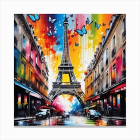 Paris Eiffel Tower 55 Canvas Print