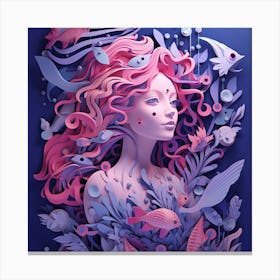 Mermaid 8 Canvas Print