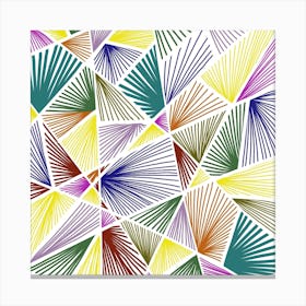 Abstract Geometric Pattern Vector Canvas Print
