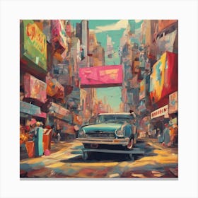 Hong Kong City Canvas Print