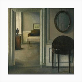 Room With A Mirror 3 Canvas Print