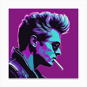 James Dean Looking Cool Canvas Print