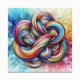 Psychedelic Swirl Canvas Print