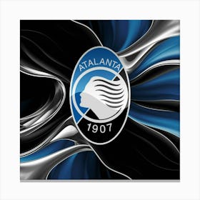 Atalanta BC Logo Wall Art 7 Canvas Print