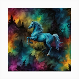 Unicorn In The Sky 8 Canvas Print