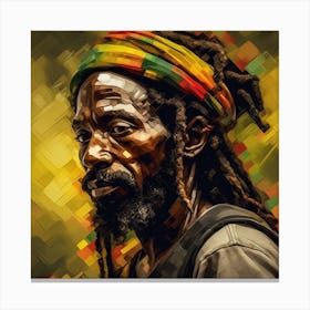 Rasta Man Canvas Print