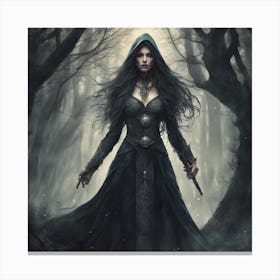 Elven Witch Canvas Print