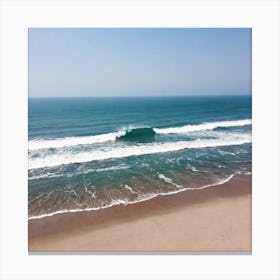 aerial view ofbeach 6 Canvas Print